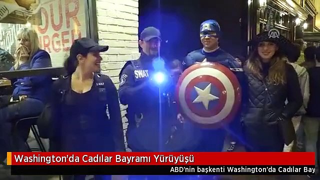 Washington'da Cadılar Bayramı Yürüyüşü