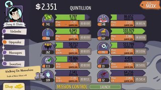 AdVenture Capitalist MOON Walkthrough Gameplay - Oxygen Bar OP - iOS and PC