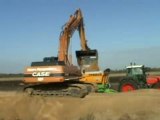 Earthmoving,Case Excavator action