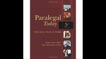 Paralegal Today The Legal Team at Work (West Legal Studies)