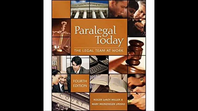 Paralegal Today The Legal Team At Work, 4E (West Legal Studies Series)