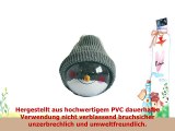 Tomasa Schneemann Weihnachtskugel Weihnachtsbaum Anhänger Dekoration Weiß Rot Grau Grau