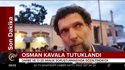 Osman Kavala, 'Anayasayı ihlal' suçundan tutuklandı