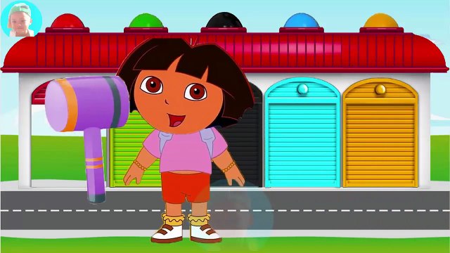 Dinosaurs cartoons for kids BAD BABY DORA Crying when see Dinosaurs T REX!