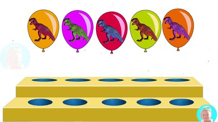 Bad Boss Baby Ice Cream Dinosaur T rex balloons popping Soccer Balls Show Kids Videos