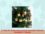 Xshuai 95  95  95 cm Santa Form Weihnachtsbaum Ornament Anhänger Partei Liefert Baum