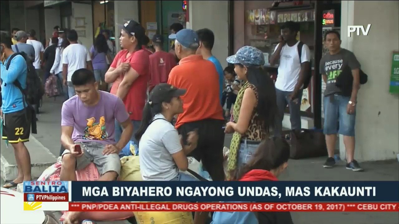 Mga biyahero ngayong #Undas2017, mas kakaunti