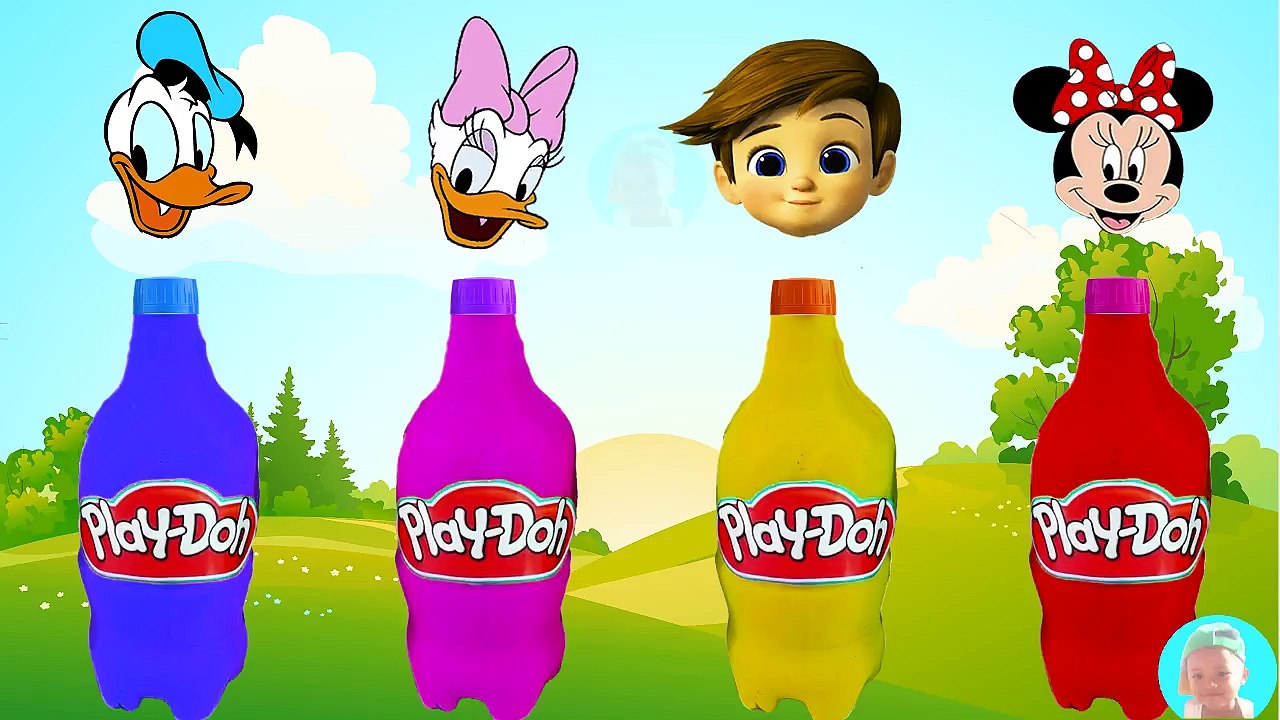 Wrong Heads Minnie Mouse Disney, Donald Duck, Daisy Duck and Tim brother baby boss Bottles Colors Fi