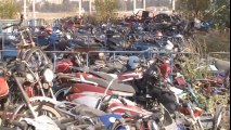 Adana’da Bombalı Motosiklet Alarmı