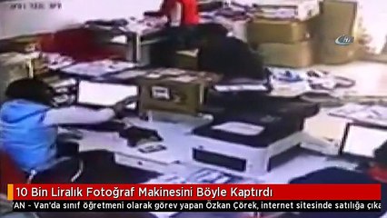 10 Bin Liralık Fotoğraf Makinesini Böyle Kaptırdı