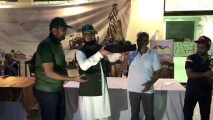 Gwadar Off road Rally 2017 Winning Trophy  Received By Sahibzada Sultan Sb