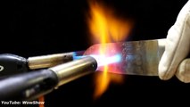 EXPERIMENT Glowing 1000 degree KNIFE vs FIDGET SPINNER TOY-ci_PqoWEFik