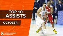 Turkish Airlines EuroLeague, Top 10 Assists, October!