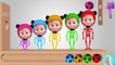 Learn Colors With Baby Masha Skeleton Colors Hammer Xylophone to Children Colors to Soccer Balls