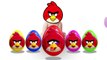 Baby eating an egg with Angry Birds Baby turns into Angry Birds Finger Family Surprise Eggs Learn C