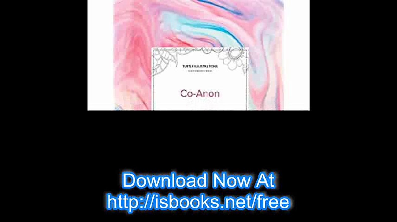 Adult Coloring Journal Co-Anon (Turtle Illustrations, Bubblegum)