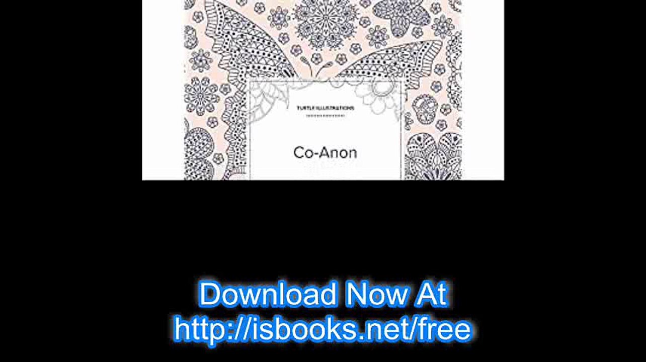 Adult Coloring Journal Co-Anon (Turtle Illustrations, Ladybug)