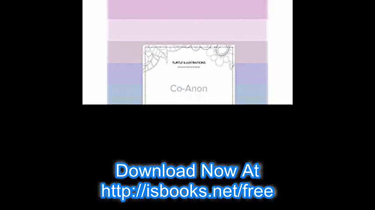 Adult Coloring Journal Co-Anon (Turtle Illustrations, Pastel Stripes)