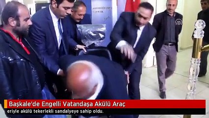 Başkale'de Engelli Vatandaşa Akülü Araç