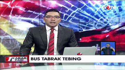 Bus Tabrak Tebing di Lereng Merapi, Dua Penumpang Tewas