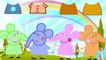 Peppa Mouse Learn Colors with Soccer Balls Balloons Popping Finger Family Song Learn Colours