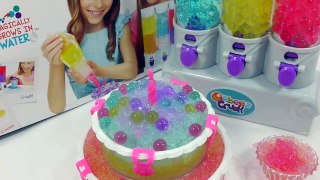 DIY How To Make Orbeez Crush Birthday Cake Sweet Treats Studio Play Set Learn Colors Slime Clay