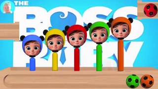 Learn colors with Tim the brother of Baby Boss Wooden Face TIM Xylophone for Children Toddlers