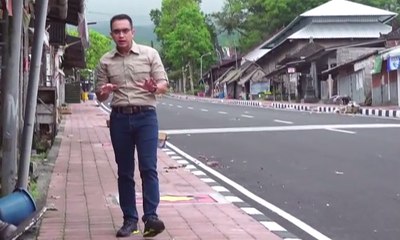 Wilayah Lereng Gunung Agung Sepi Aktivitas