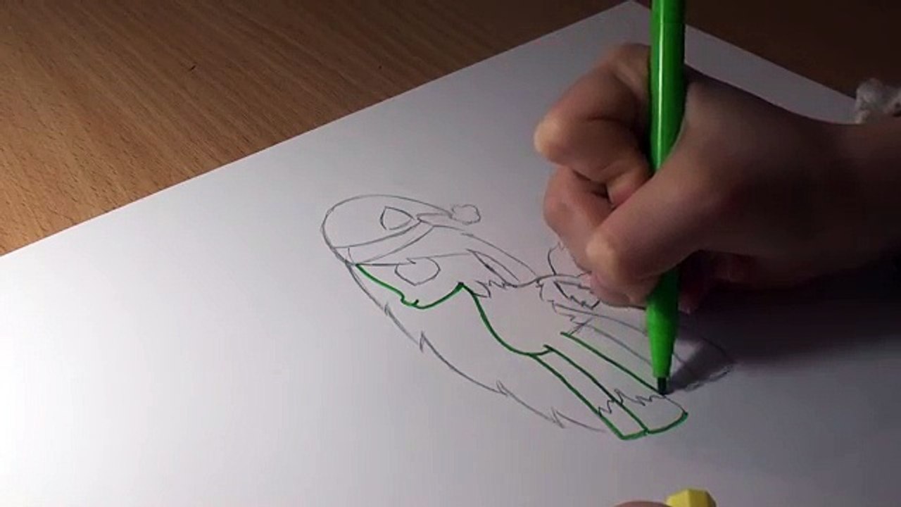 Я рисую пони. Как нарисовать пони Ёлочка. How to draw a pony Fir-tree.