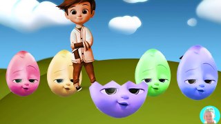 Tim the brother of Baby Boss Inside Boss Baby surprise eggs Learn colors with surprise eggs!