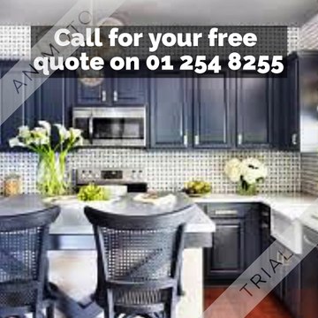 Painterly Kitchen Spray Painting in Dublin - CALL 01 254 8255