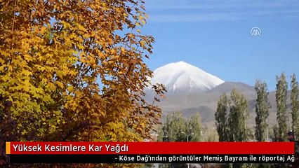 Yüksek Kesimlere Kar Yağdı