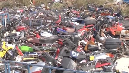 Adana Karakol Bahçesi, Yakalanan Motorsikletlerle Doldu Taştı