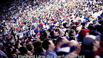 Klang und Lärm des überfüllten Flurs (Hintergrundeffekt) - eine Stunde