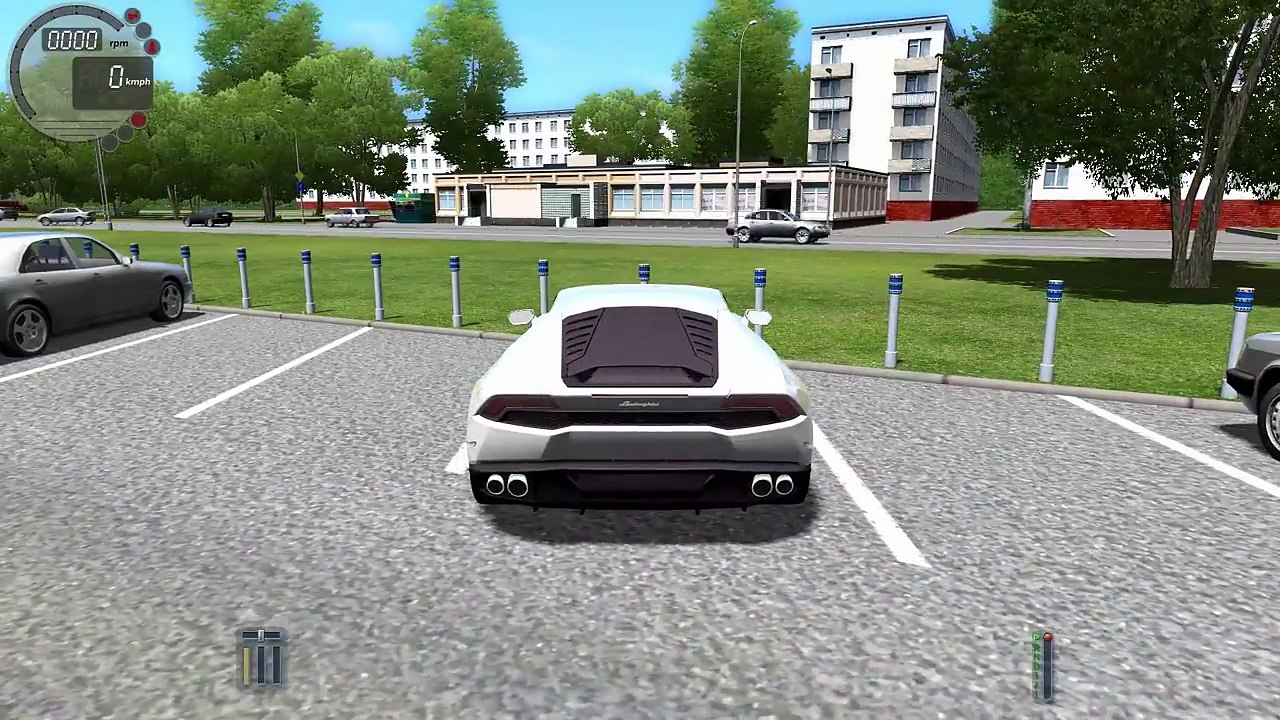 City Car Driving 1.4.1 Lamborghini Huracan Gameplay With Logitech G27!