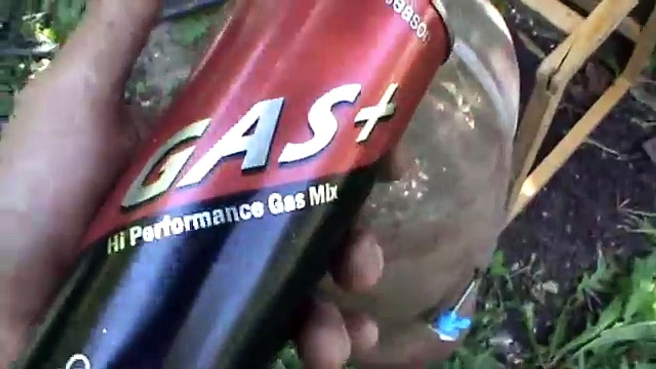 Как заправить маленький газовый баллончик газом пропаном