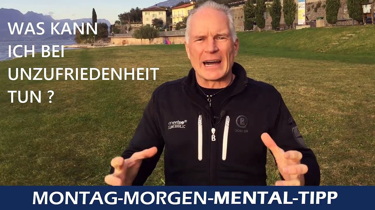 Was kann ich bei Unzufriedenheit tun - Mental-Training-Tipp
