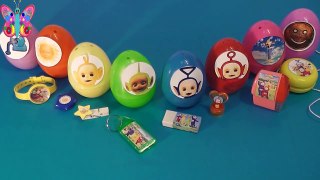 8 huevos sorpresa de los TELETUBBIES para niños con juguetes de los TELETUBBIES surprise eggs