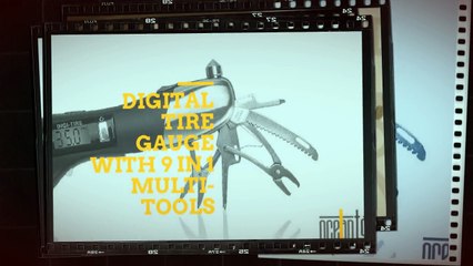 Digital Tire Gauge with 9 in 1 Multi-Tools