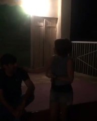 Fədayə Laçın ilə  sevgilisi "Qoca"