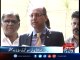 Saeed Ghani talks to media in Karachi