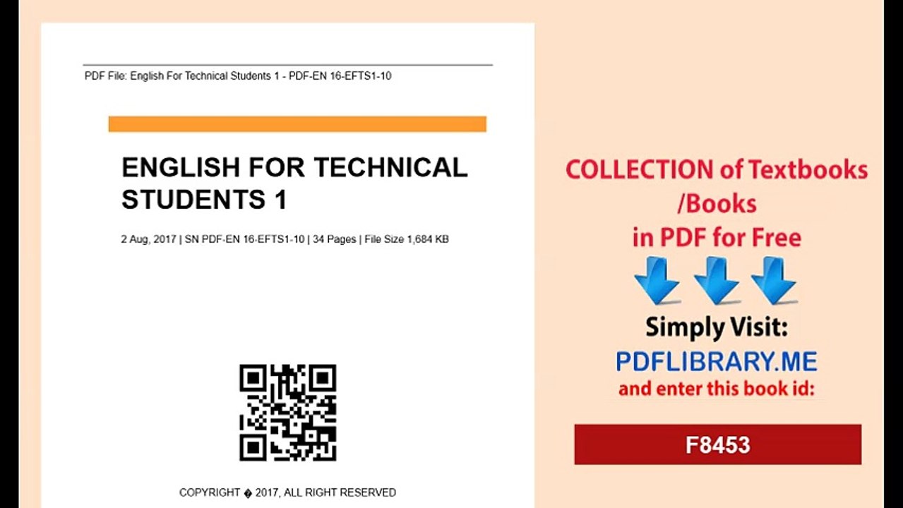 English For Technical Students 1