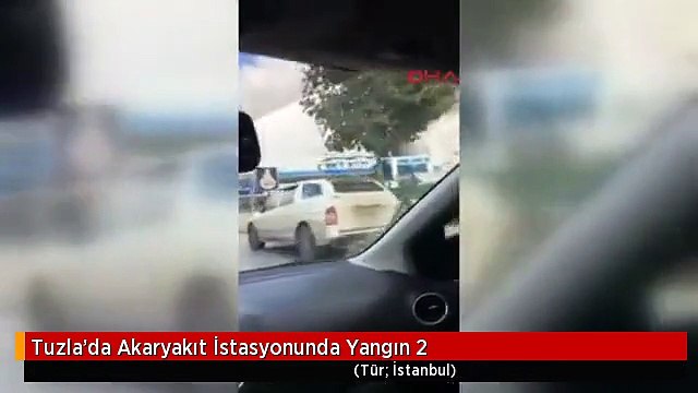 Tuzla'da Akaryakıt İstasyonunda Yangın 2