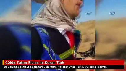 Çölde Takım Elbise ile Koşan Türk