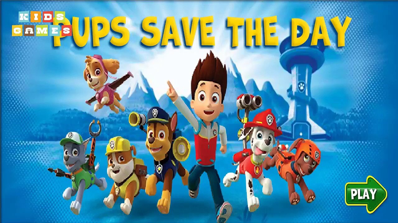 39. Nickelodeon Games to play online 2017 ♫Paw Patrol Pups Save the