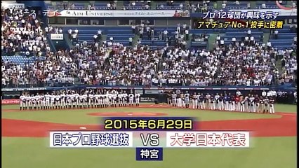 大学No 1右腕 田中正義 運命のドラフトまでの苦悩の日々 １／２