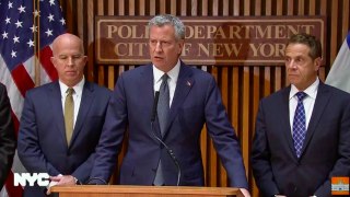 Attaque terroriste à New York: conférence de presse de James P. O'Neill (NYPD), Bill de Blasio et Andrew Cuomo