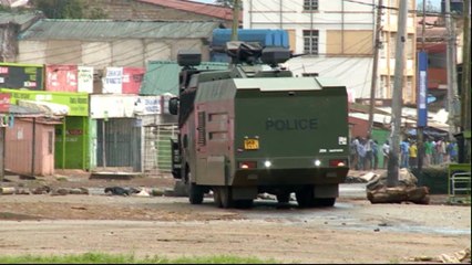 Kenyan police accused of using excessive force during election