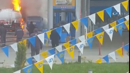 Tuzla'da Benzin İstasyonunda Patlama