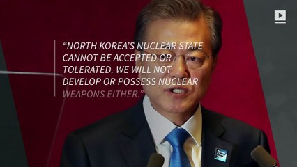 South Korea says it will not develop nuclear weapons